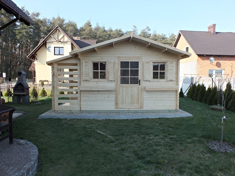 Domek gospodarczy Grześ z przybudówką