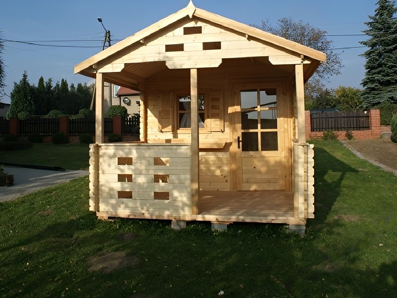 Domek gospodarczy Grześ z tarasem 3x5 m