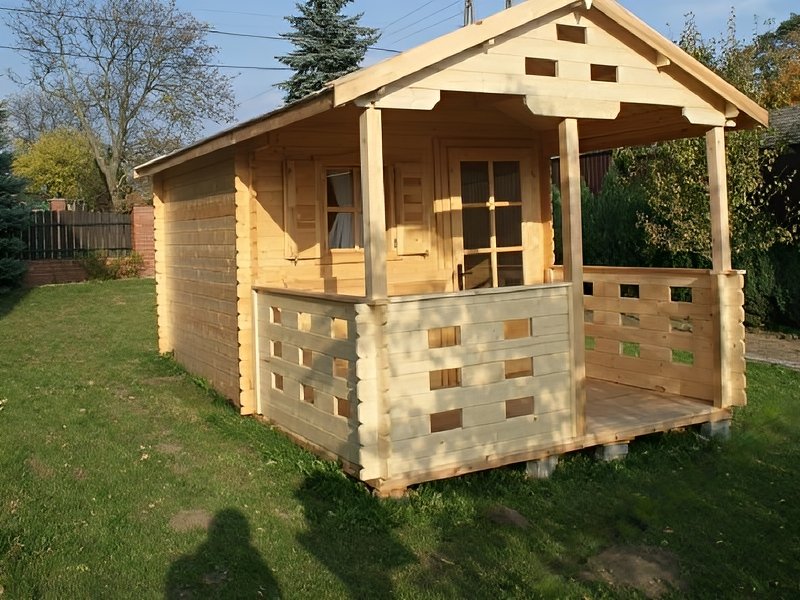 Domek gospodarczy Grześ z tarasem 3x5 m