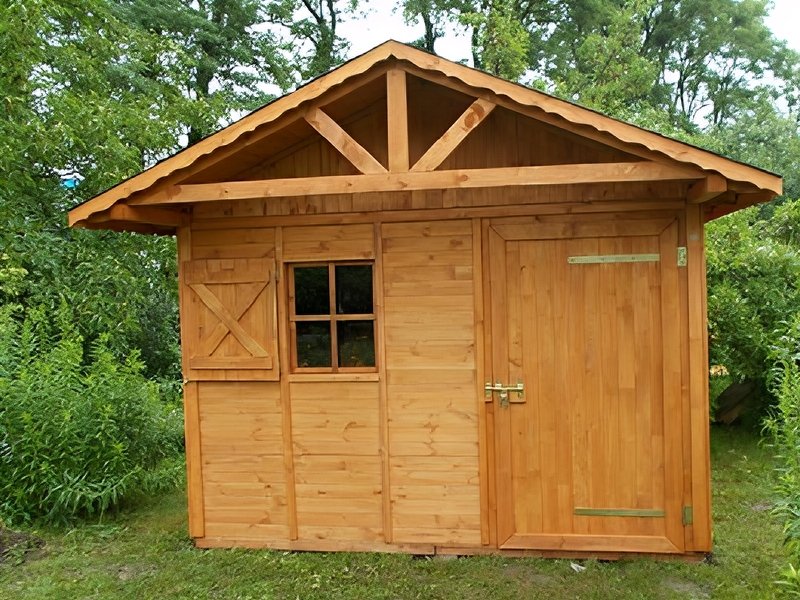 Domek narzędziowy, dach dwuspadowy Domek narzędziowy, dach dwuspadowy