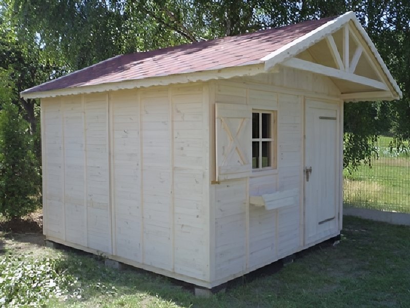 Domek narzędziowy, dach dwuspadowy Domek narzędziowy, dach dwuspadowy