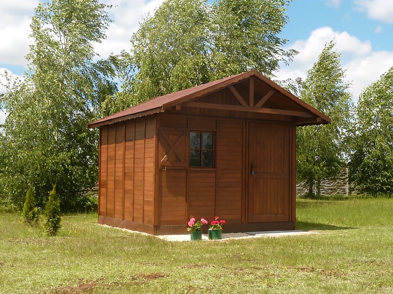 Domek narzędziowy, dach dwuspadowy Domek narzędziowy, dach dwuspadowy