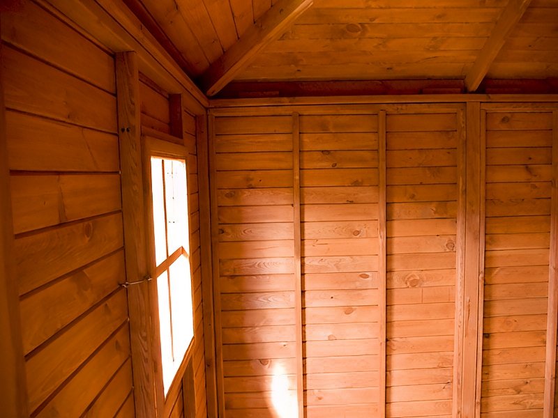 Domek ogrodowy Zebra, dach czterospadowy