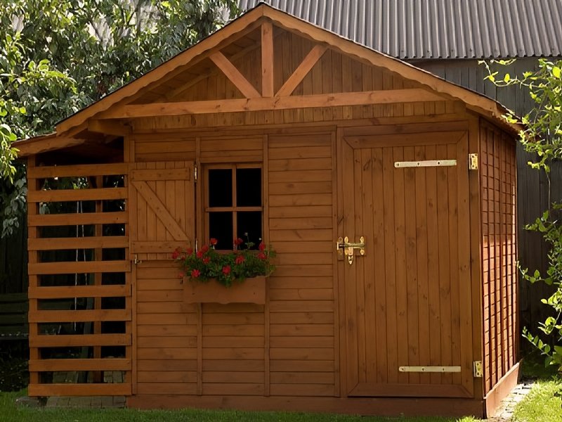 Domek ogrodowy Zebra - dach dwuspadowy Domek ogrodowy Zebra - dach dwuspadowy