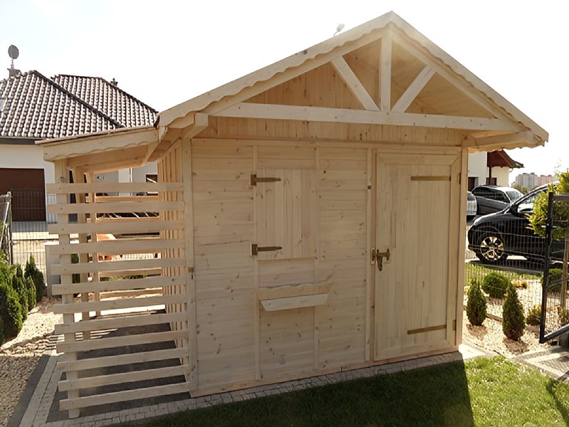 Domek ogrodowy Zebra - dach dwuspadowy Domek ogrodowy Zebra - dach dwuspadowy