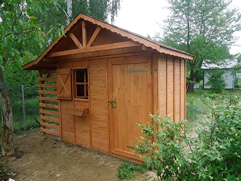 Domek ogrodowy Zebra - dach dwuspadowy Domek ogrodowy Zebra - dach dwuspadowy