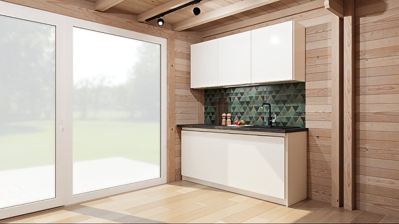 Domek z poddaszem Lena - przykład aranżacji wnętrza Domek z poddaszem Lena - przykład aranżacji wnętrza