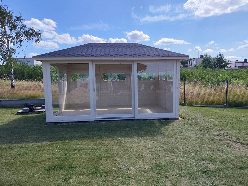 Altana klasyczna według indywidualnego projektu - realizacja 1. Altana klasyczna według indywidualnego projektu - realizacja 1.