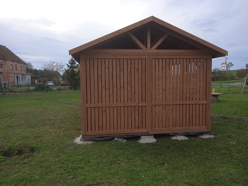 Altana klasyczna według indywidualnego projektu - realizacja 10. Altana klasyczna według indywidualnego projektu - realizacja 10.