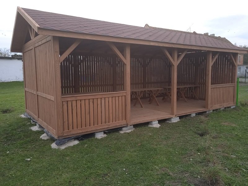 Altana klasyczna według indywidualnego projektu - realizacja 10. Altana klasyczna według indywidualnego projektu - realizacja 10.