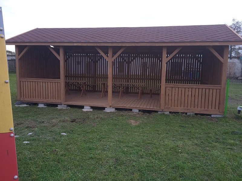 Altana klasyczna według indywidualnego projektu - realizacja 10. Altana klasyczna według indywidualnego projektu - realizacja 10.