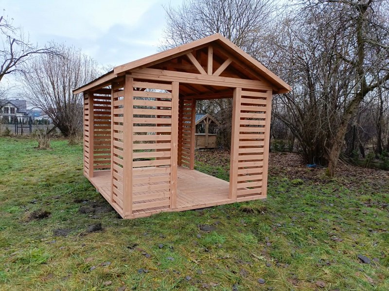 Altana klasyczna według indywidualnego projektu - realizacja 11. Altana klasyczna według indywidualnego projektu - realizacja 11.