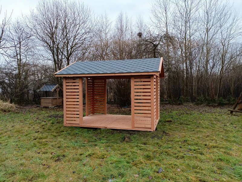 Altana klasyczna według indywidualnego projektu - realizacja 11. Altana klasyczna według indywidualnego projektu - realizacja 11.