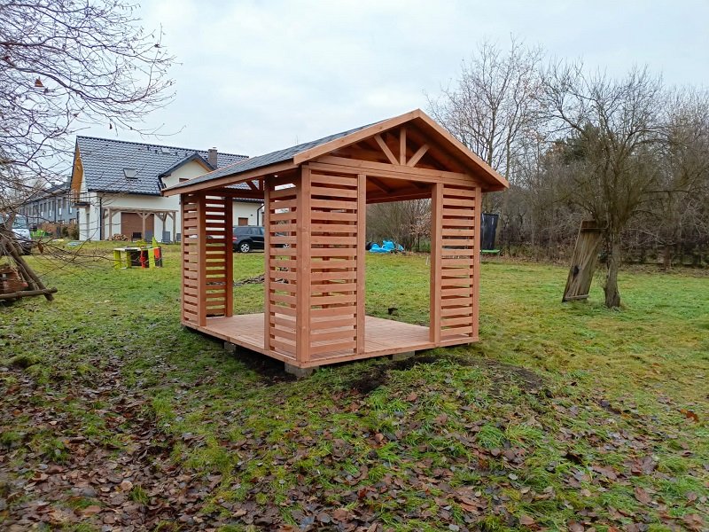 Altana klasyczna według indywidualnego projektu - realizacja 11. Altana klasyczna według indywidualnego projektu - realizacja 11.