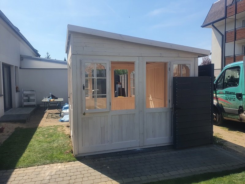 Altana klasyczna według indywidualnego projektu - realizacja 2. Altana klasyczna według indywidualnego projektu - realizacja 2.