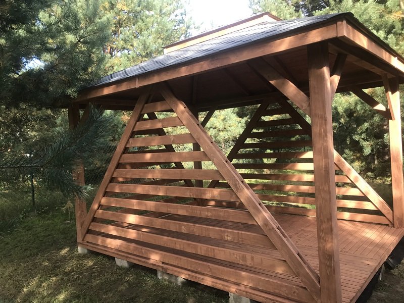 Altana klasyczna według indywidualnego projektu - realizacja 3. Altana klasyczna według indywidualnego projektu - realizacja 3.