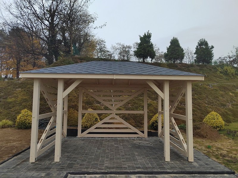 Altana klasyczna według indywidualnego projektu - realizacja 3. Altana klasyczna według indywidualnego projektu - realizacja 3.