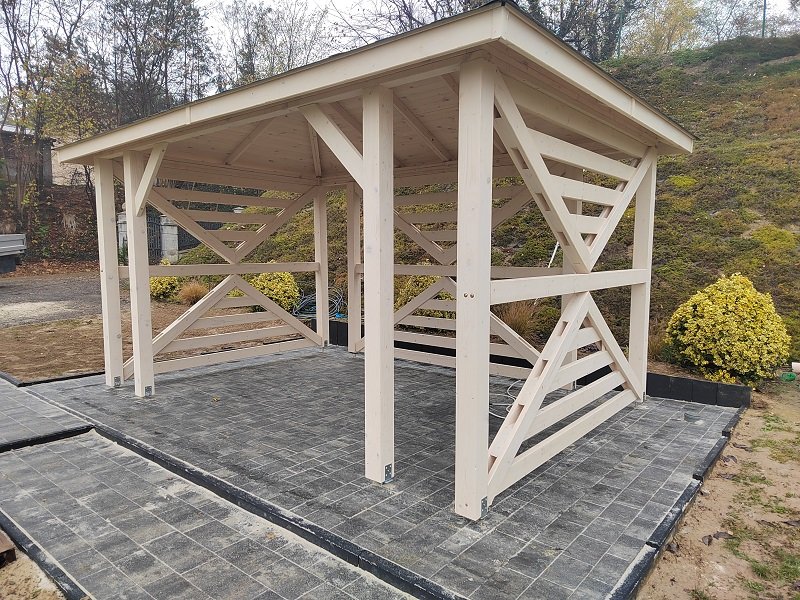 Altana klasyczna według indywidualnego projektu - realizacja 3. Altana klasyczna według indywidualnego projektu - realizacja 3.