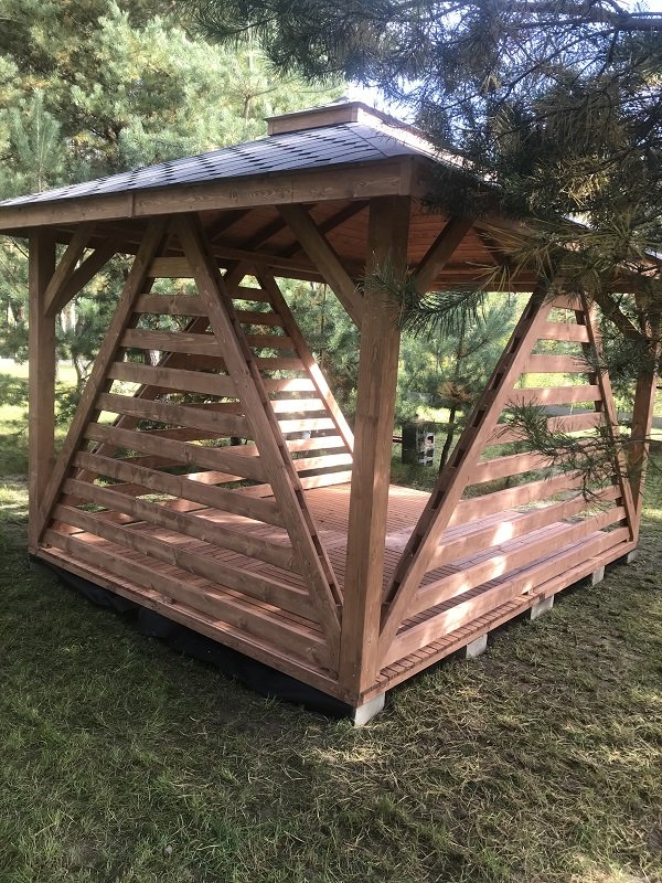 Altana klasyczna według indywidualnego projektu - realizacja 3. Altana klasyczna według indywidualnego projektu - realizacja 3.