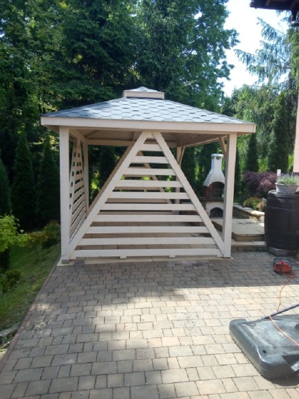 Altana klasyczna według indywidualnego projektu - realizacja 3. Altana klasyczna według indywidualnego projektu - realizacja 3.