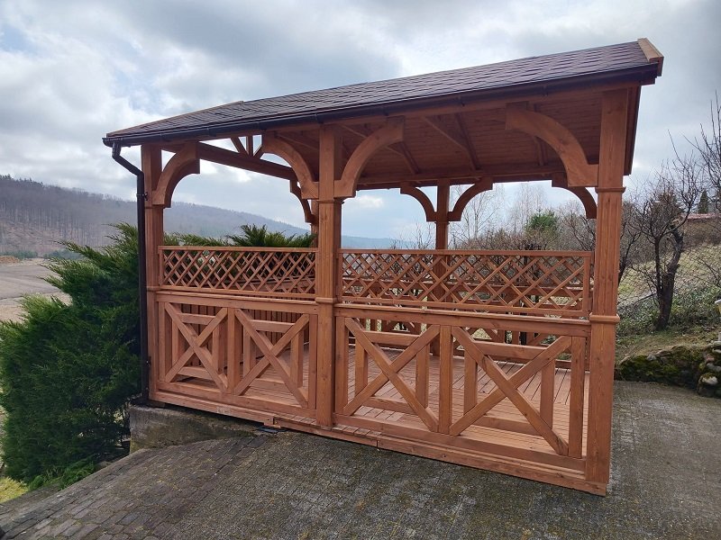 Altana klasyczna według indywidualnego projektu - realizacja 7. Altana klasyczna według indywidualnego projektu - realizacja 7.