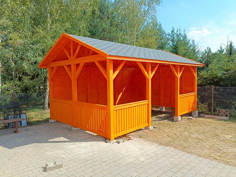 Altana klasyczna według indywidualnego projektu - realizacja 8. Altana klasyczna według indywidualnego projektu - realizacja 8.