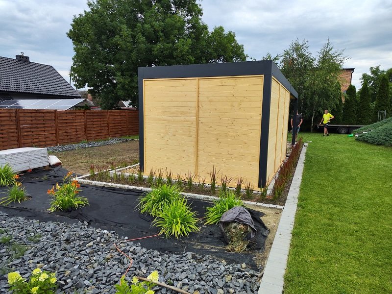 Altana nowoczesna według indywidualnego projektu - realizacja 1. Altana nowoczesna według indywidualnego projektu - realizacja 1.