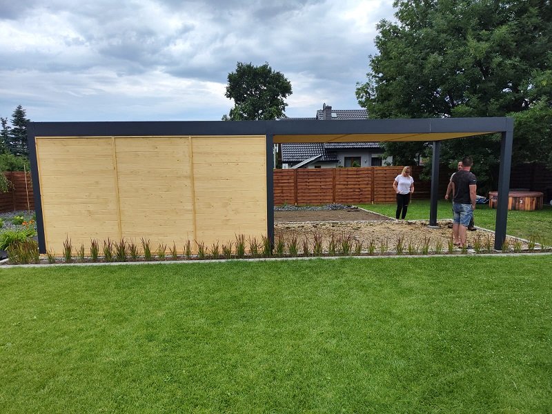 Altana nowoczesna według indywidualnego projektu - realizacja 1. Altana nowoczesna według indywidualnego projektu - realizacja 1.