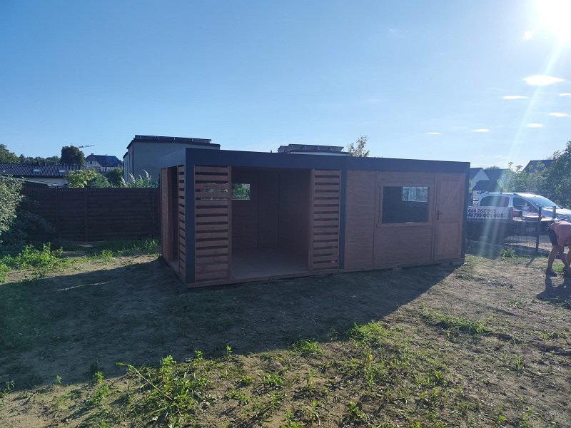 Altana nowoczesna według indywidualnego projektu - realizacja 4. Altana nowoczesna według indywidualnego projektu - realizacja 4.