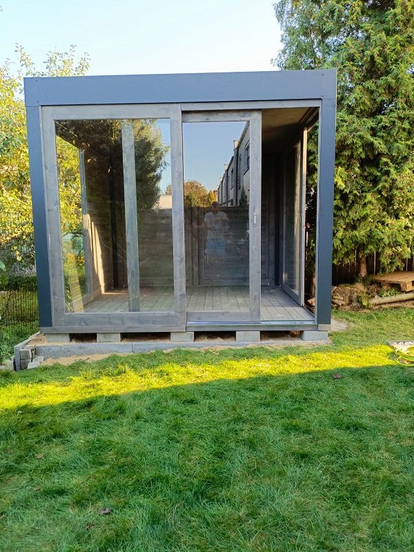 Altana nowoczesna według indywidualnego projektu - realizacja 5. Altana nowoczesna według indywidualnego projektu - realizacja 5.