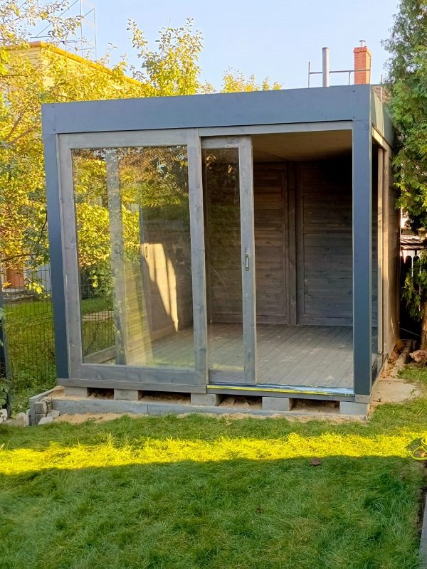 Altana nowoczesna według indywidualnego projektu - realizacja 5. Altana nowoczesna według indywidualnego projektu - realizacja 5.