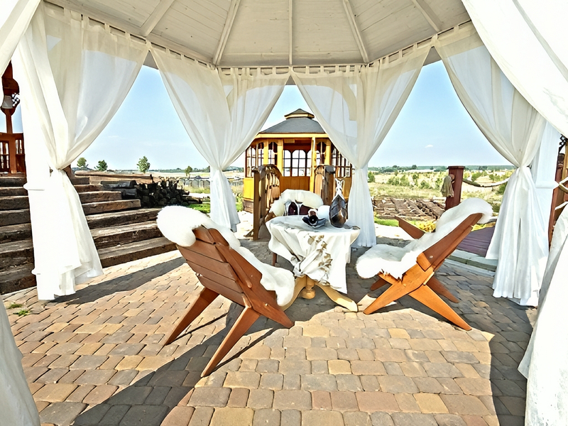 Altana 8, średnica 4 m, ryflowane słupy