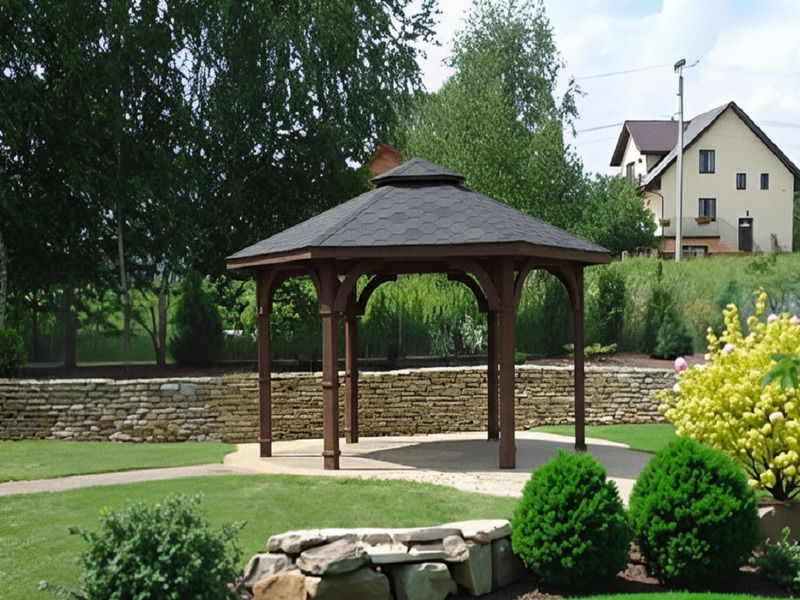 Altana 8, średnica 4 m, ryflowane słupy