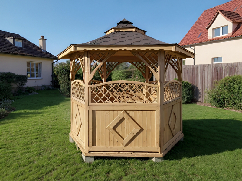 altana-drewniana-sosnowa-szesciokatna-nr27