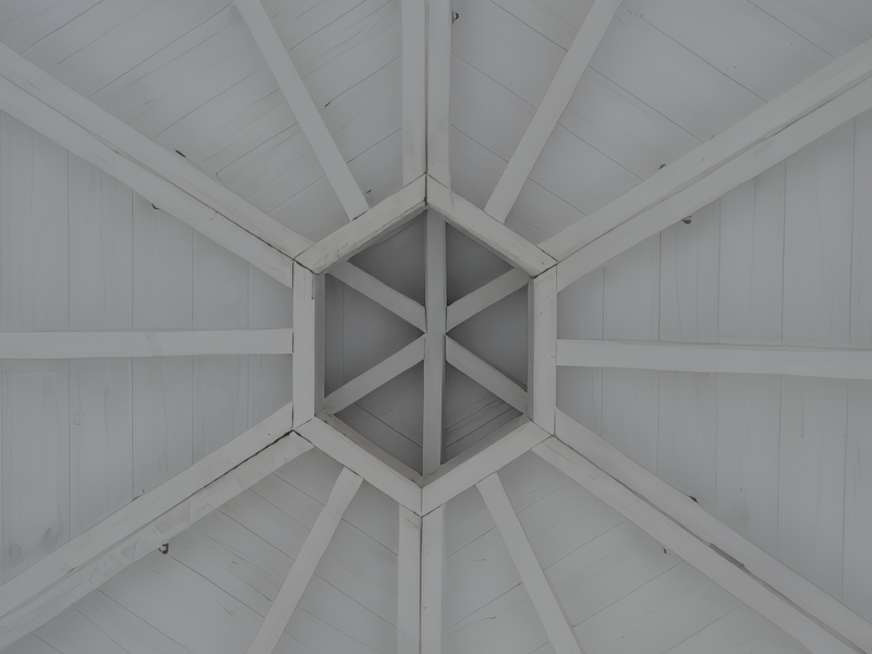 Altana 14 drewniana sosnowa sześciokątna.