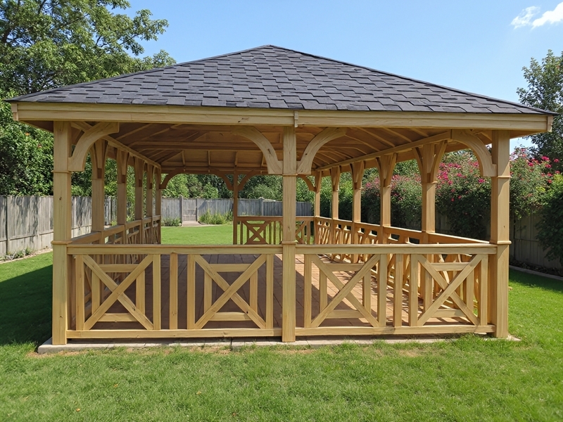 Altana 18 drewniana sosnowa czterokątna, duży rozmiar. Altana 18 drewniana sosnowa czterokątna, duży rozmiar.