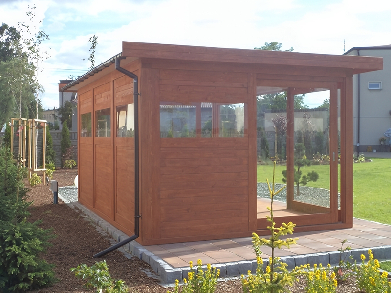 Altana 21 sosnowa prostokątna, szklana.