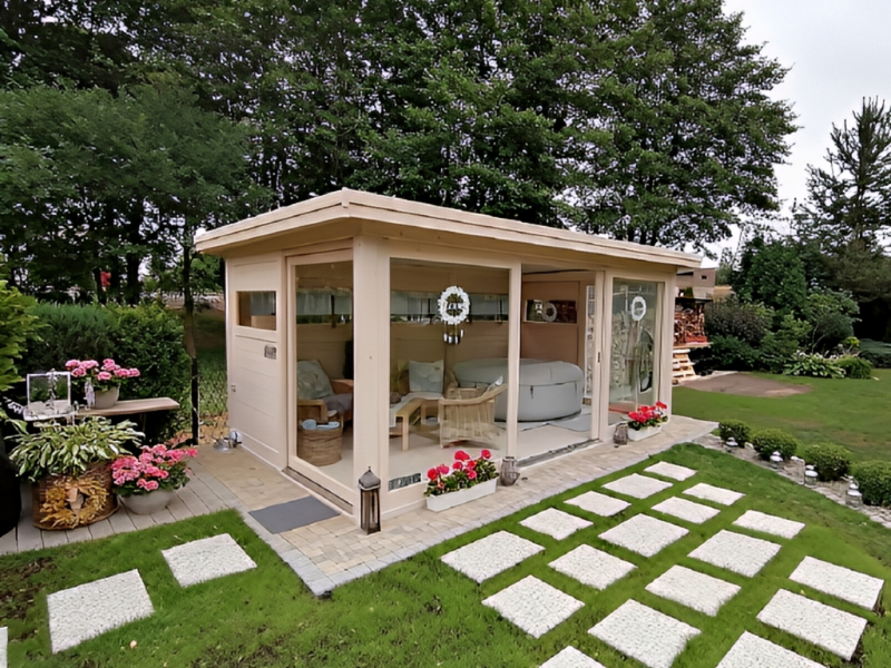 Altana 21 sosnowa prostokątna, szklana.