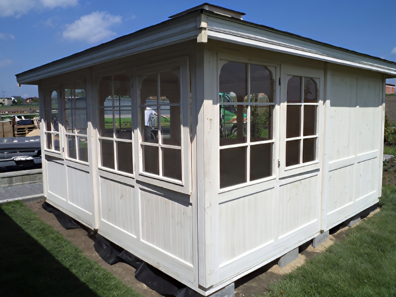 Altana 23 szklana drewniana sosnowa prostokątna z modyfikacją Altana 23 szklana drewniana sosnowa prostokątna z modyfikacją