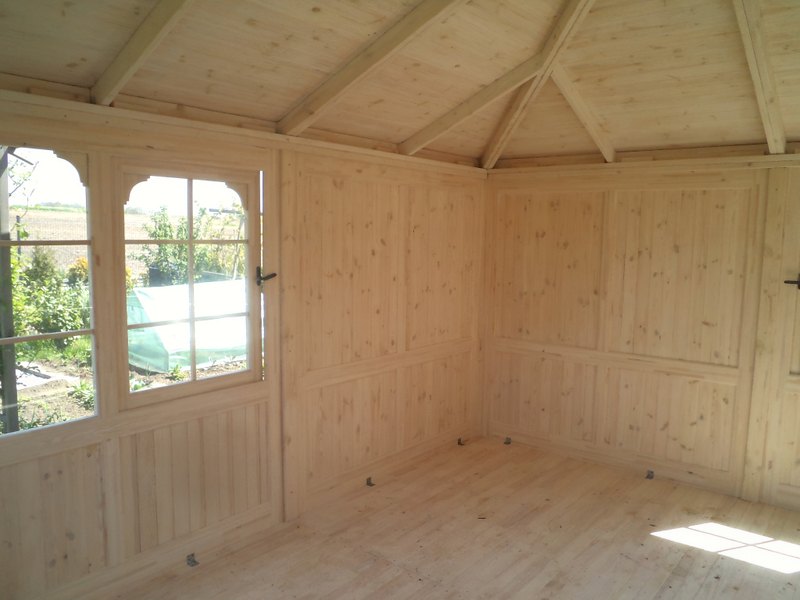 Altana 23 szklana drewniana sosnowa prostokątna z modyfikacją Altana 23 szklana drewniana sosnowa prostokątna z modyfikacją