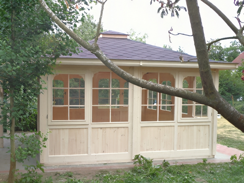 Altana 23 szklana drewniana sosnowa prostokątna