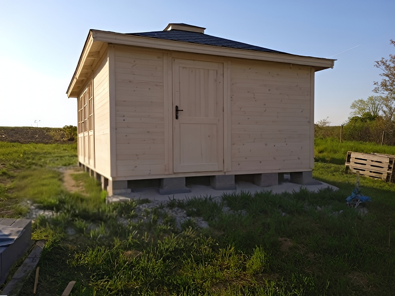 Altana 23 szklana z pomieszczeniem gospodarczym