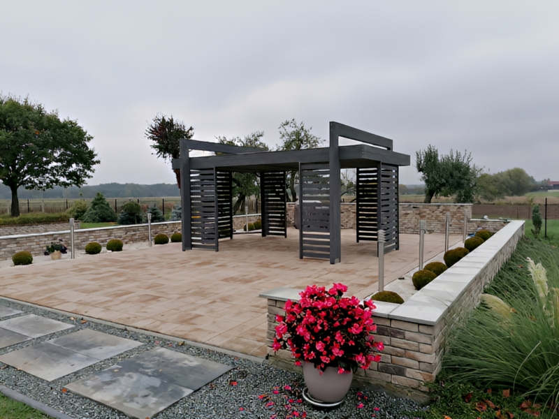 Altana 26 drewniana sosnowa kolumnowa