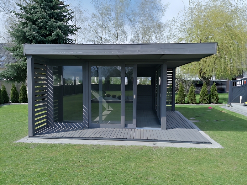 Altana 29 drewniana sosnowa szklana