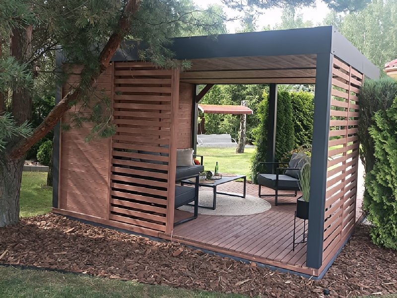 Altana 30 drewniana sosnowa orynnowanie