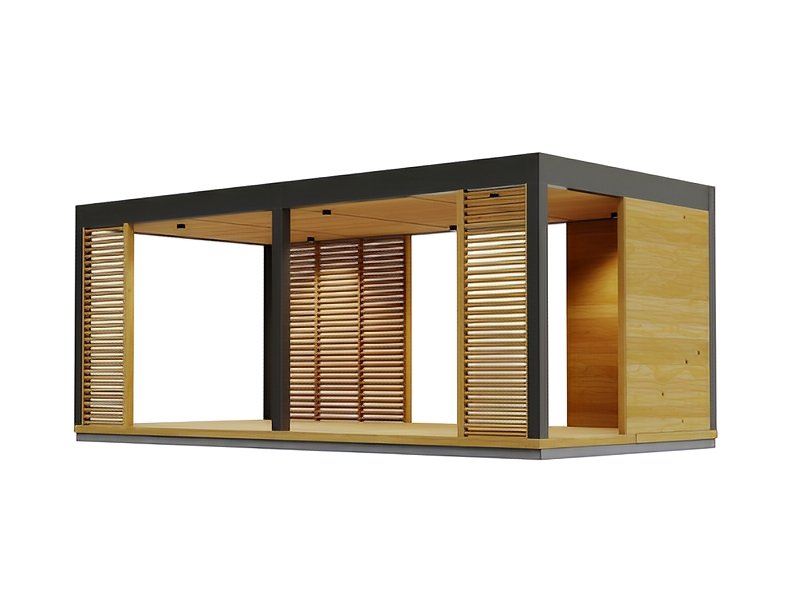 Altana 31 drewniana sosnowa orynnowanie