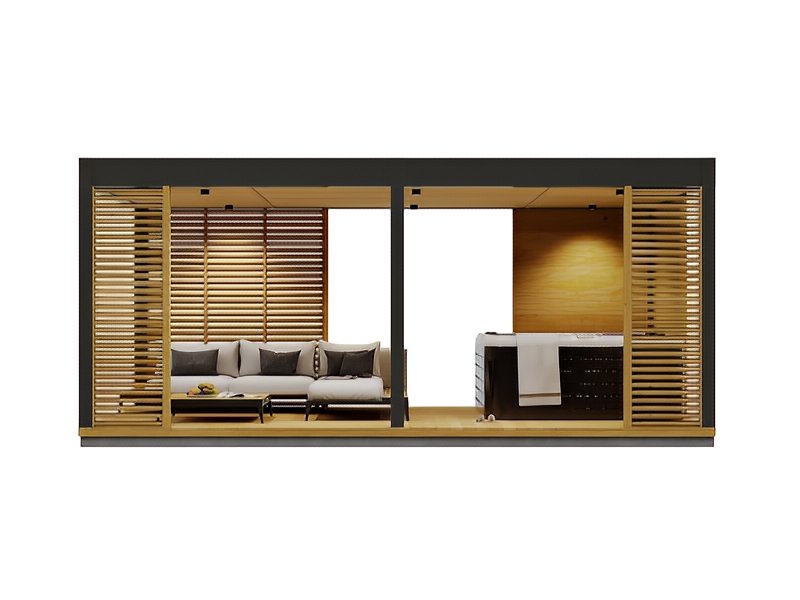 Altana 31 drewniana sosnowa orynnowanie