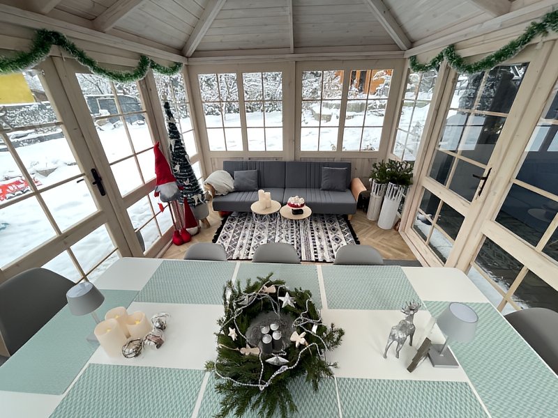 Altana 32 drewniana sosnowa oszklona Altana 32 drewniana sosnowa oszklona