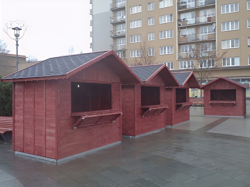 Domek handlowy 1, klapy łamane Domek handlowy 1, klapy łamane