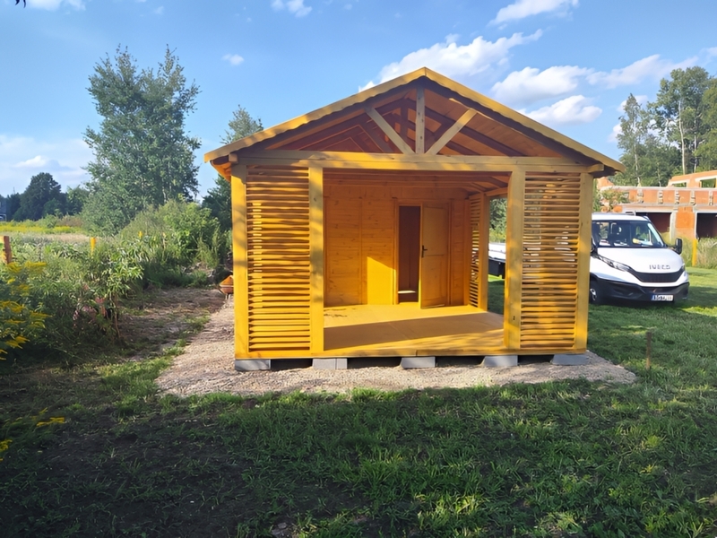 Domek letniskowy Szymek drewniany sosnowy. Domek letniskowy Szymek drewniany sosnowy.